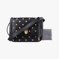 Studded Skull Padlock Black Leather 544483.344016スタッズ スカル パドロック ブラック レザー 544483.344016
