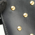 Studded Skull Padlock Black Leather 544483.344016スタッズ スカル パドロック ブラック レザー 544483.344016