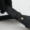 Studded Skull Padlock Black Leather 544483.344016スタッズ スカル パドロック ブラック レザー 544483.344016