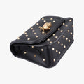 Studded Skull Padlock Black Leather 544483.344016スタッズ スカル パドロック ブラック レザー 544483.344016