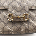 Horsebit 1955 Beige×Brown PVC coated canvas 658574 D036652258ホースビット1955 ベージュ×ブラウン PVCコーティングキャンバス 658574 D036652258