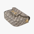 Horsebit 1955 Beige×Brown PVC coated canvas 658574 D036652258ホースビット1955 ベージュ×ブラウン PVCコーティングキャンバス 658574 D036652258