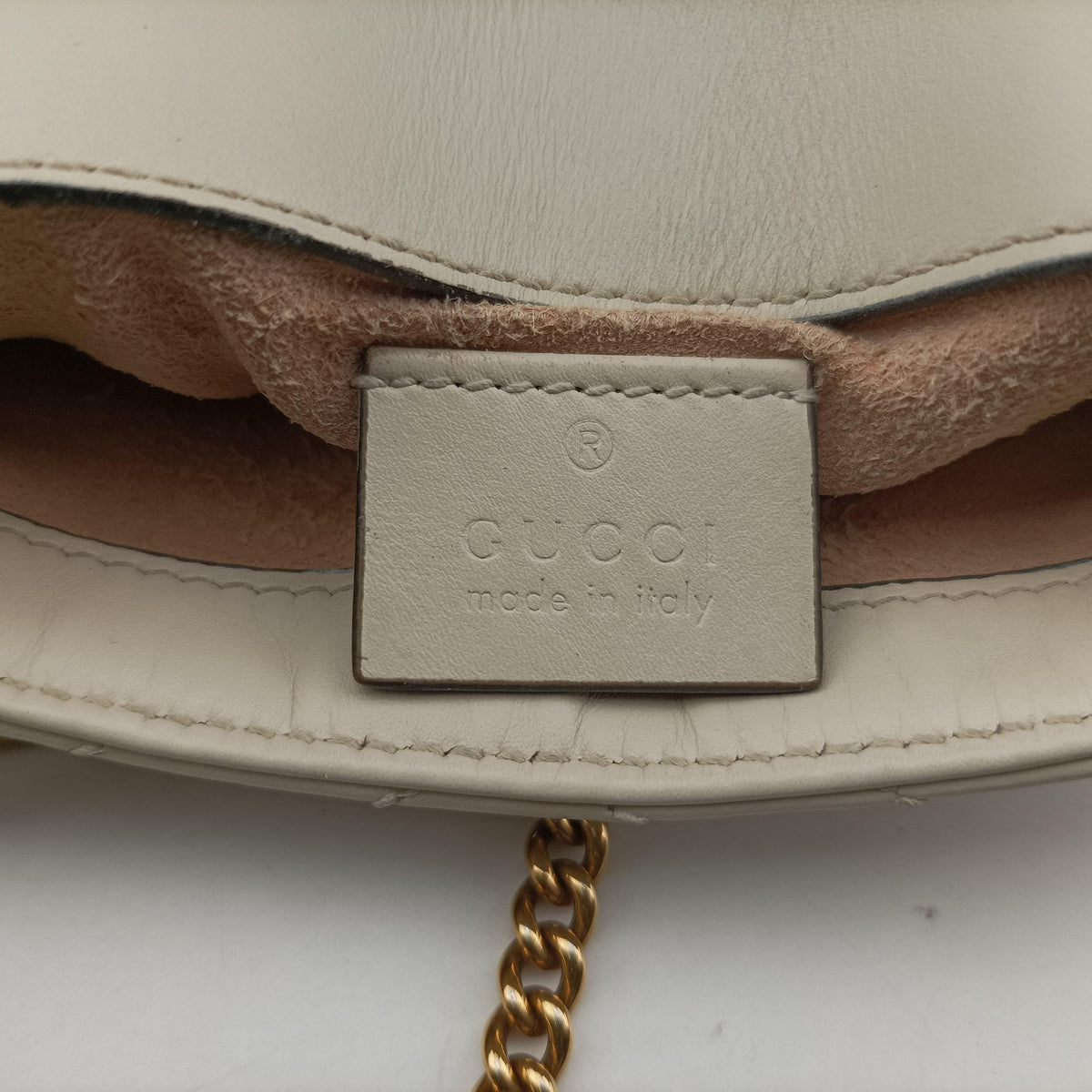GG Marmont White Leather 476438 GGマーモント ホワイト レザー 476438