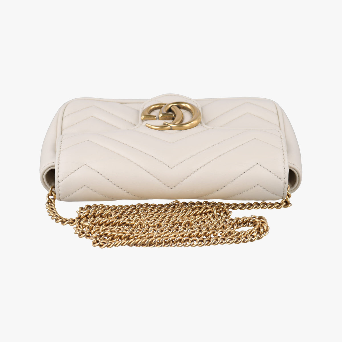 GG Marmont White Leather 476438 GGマーモント ホワイト レザー 476438