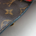 SAINT PLACIDE brown×CERISE Monogram Canvas×calf leather M43713 IC Chipサンプラシード モノグラム/ブラウン×スリーズ モノグラムキャンバス×カーフレザー M43713 ICチップ
