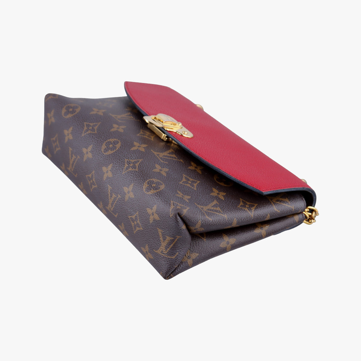 SAINT PLACIDE brown×CERISE Monogram Canvas×calf leather M43713 IC Chipサンプラシード モノグラム/ブラウン×スリーズ モノグラムキャンバス×カーフレザー M43713 ICチップ
