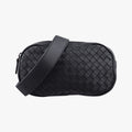 Intrecciato Black lambskin B07692054Jイントレチャート ブラック ラムスキン B07692054J