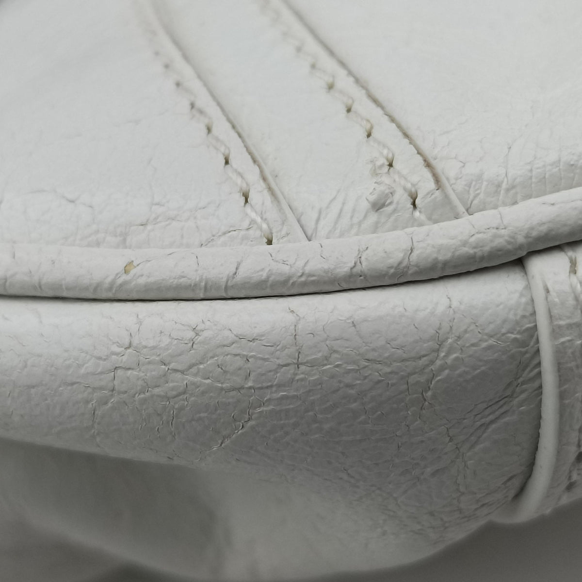Le Cagole White lambskin 671307.9104.O.643888ルカゴール ホワイト ラムスキン 671307.9104.O.643888