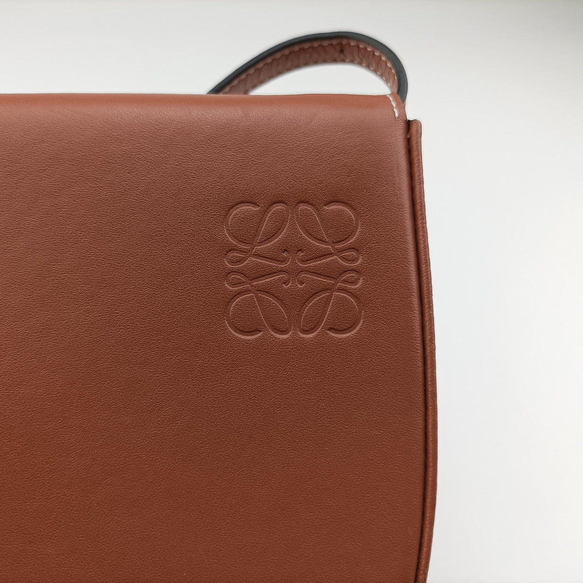 Heel Pouch Brown Leather 101939ヒールポーチ ブラウン レザー 101939