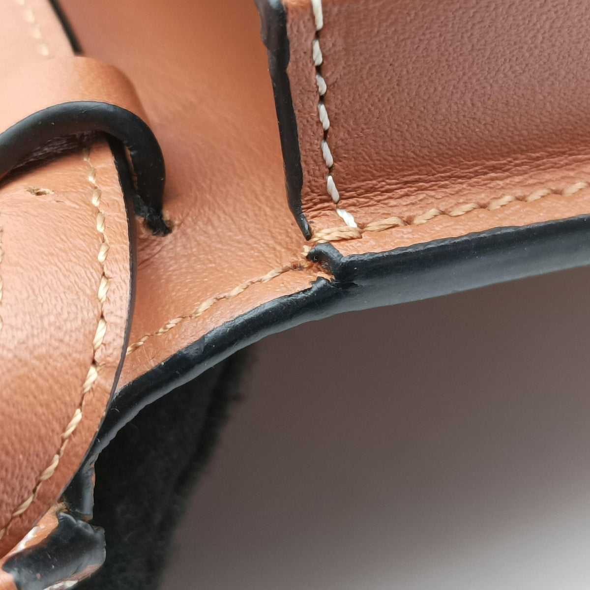 Heel Pouch Brown Leather 101939ヒールポーチ ブラウン レザー 101939