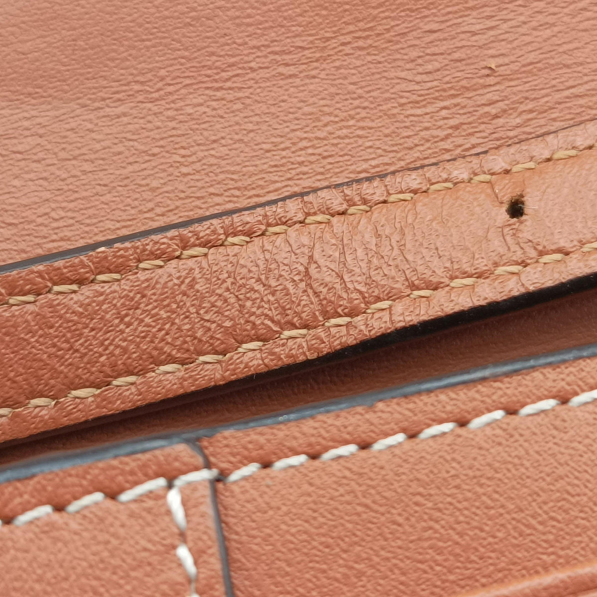 Heel Pouch Brown Leather 101939ヒールポーチ ブラウン レザー 101939
