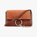 FAYE Brown Suede × leather 01-17-68-65フェイ ブラウン スエード×レザー 01-17-68-65