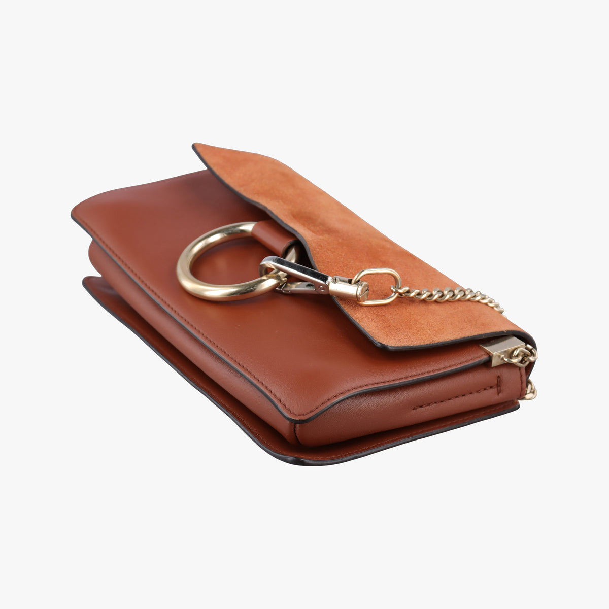 FAYE Brown Suede × leather 01-17-68-65フェイ ブラウン スエード×レザー 01-17-68-65