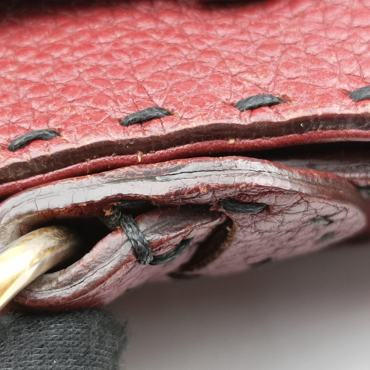 Selleria Pomodorino Red Leather 8BR595 2305/8BR595/ZTJ/089トマトサドルリー レッド レザー 8BR595 2305/8BR595/ZTJ/089