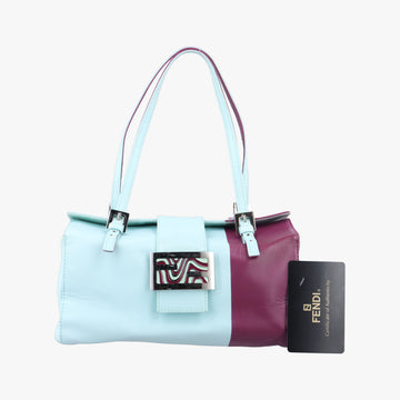 Bento box Blue x Purple Leather 26790 2394/26790/018ベントーボックス ブルー x パープル レザー 26790 2394/26790/018