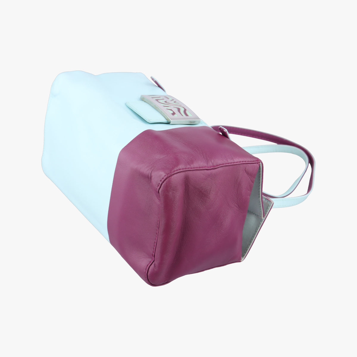 Bento box Blue x Purple Leather 26790 2394/26790/018ベントーボックス ブルー x パープル レザー 26790 2394/26790/018