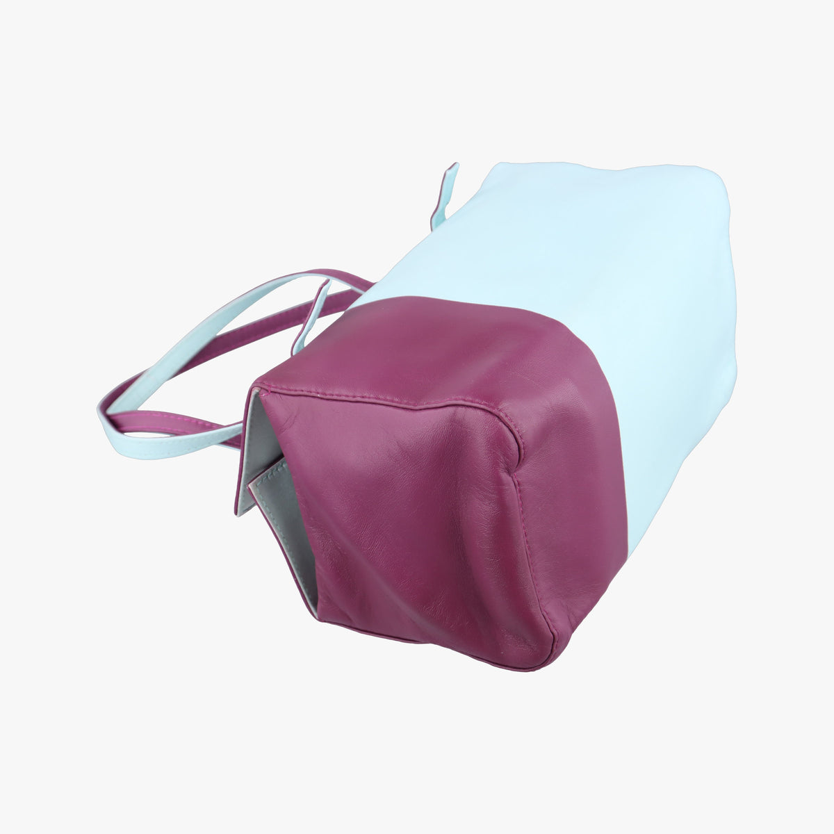 Bento box Blue x Purple Leather 26790 2394/26790/018ベントーボックス ブルー x パープル レザー 26790 2394/26790/018