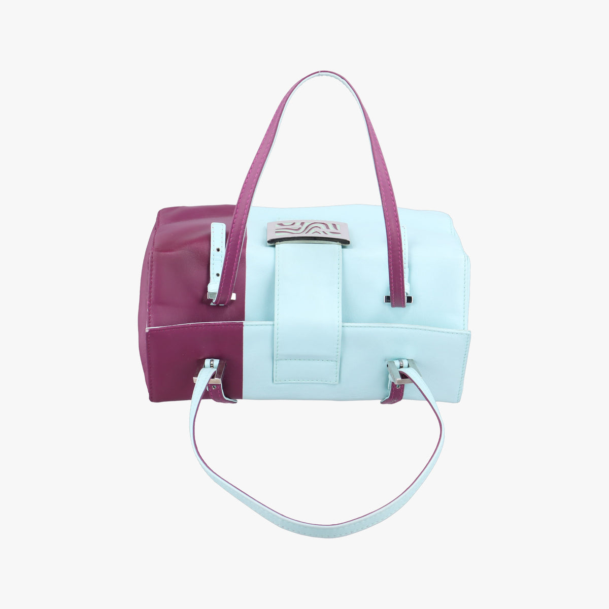 Bento box Blue x Purple Leather 26790 2394/26790/018ベントーボックス ブルー x パープル レザー 26790 2394/26790/018