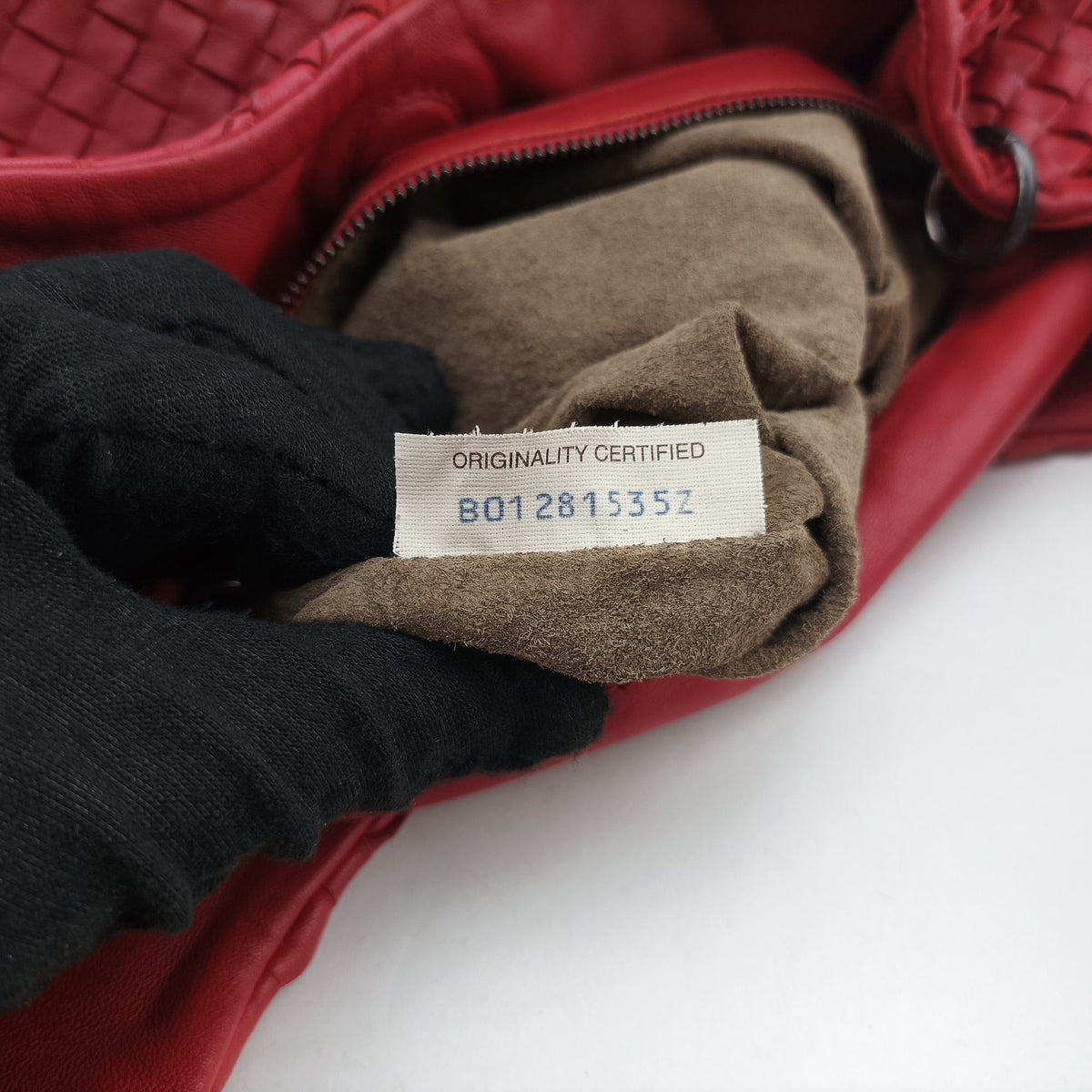 Campana Red Lambskin B01281535Zカンパーナ レッド ラムスキン B01281535Z
