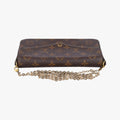 Pochette Felicie Brown Monogram Canvas M61276 IC Chipポシェット フェリシー モノグラム/ブラウン モノグラムキャンバス M61276 ICチップ