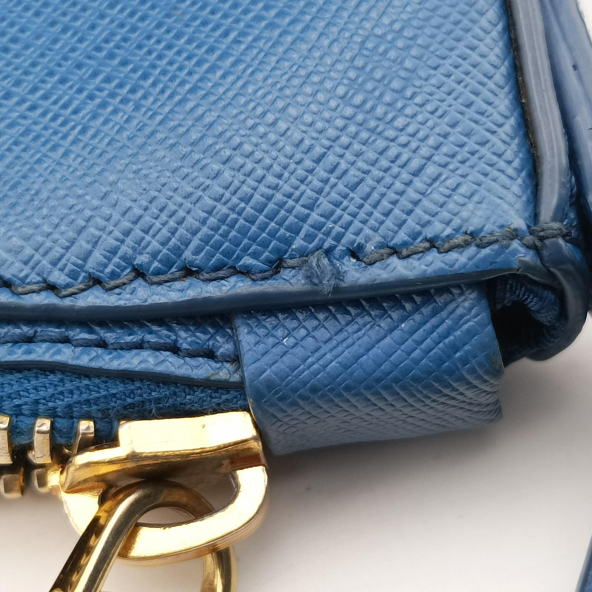 Hobo Blue Saffiano leather 31/S 173ホーボー ブルー サフィアーノレザー 31/S 173