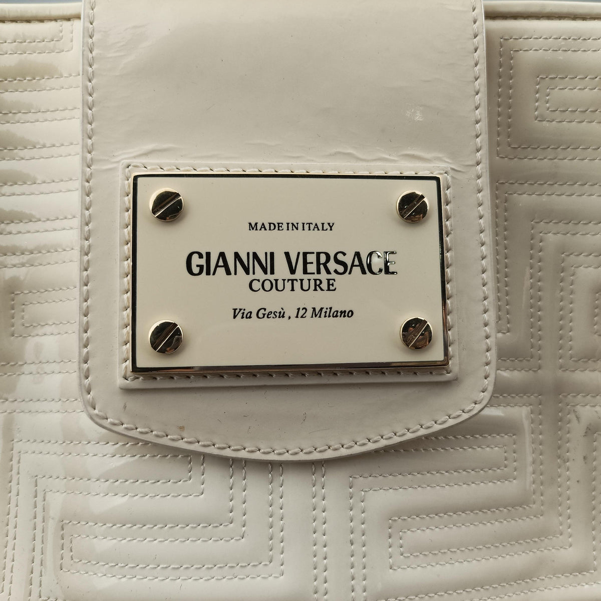 Snap Out Of It White Patent スナップアウト オブ イット ホワイト パテント