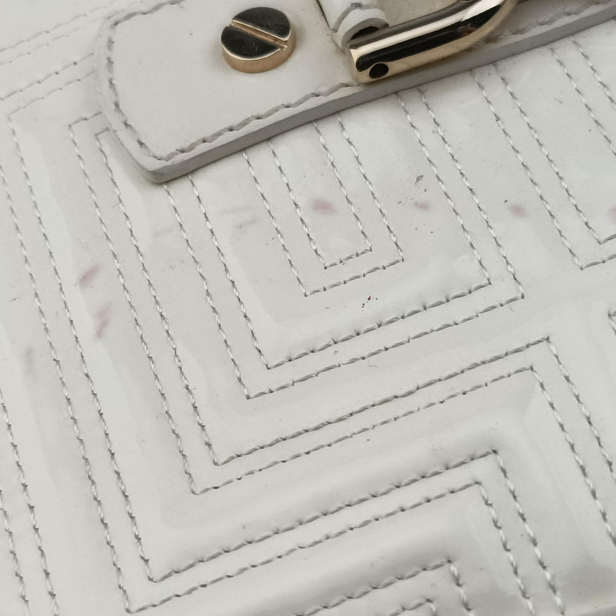 Snap Out Of It White Patent スナップアウト オブ イット ホワイト パテント