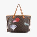 Neverfull MM brown×multicolor Monogram Canvas SF3107 IC ChipネヴァーフルMM モノグラム/ブラウン×マルチカラー モノグラムキャンバス SF3107 ICチップ