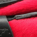 Luggage Mini Shopper Black×Blue×Red Leather×Ponyhair U-GA-0123ラゲージミニショッパー ブラック×ブルー×レッド レザー×ハラコ U-GA-0123