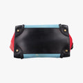 Luggage Mini Shopper Black×Blue×Red Leather×Ponyhair U-GA-0123ラゲージミニショッパー ブラック×ブルー×レッド レザー×ハラコ U-GA-0123