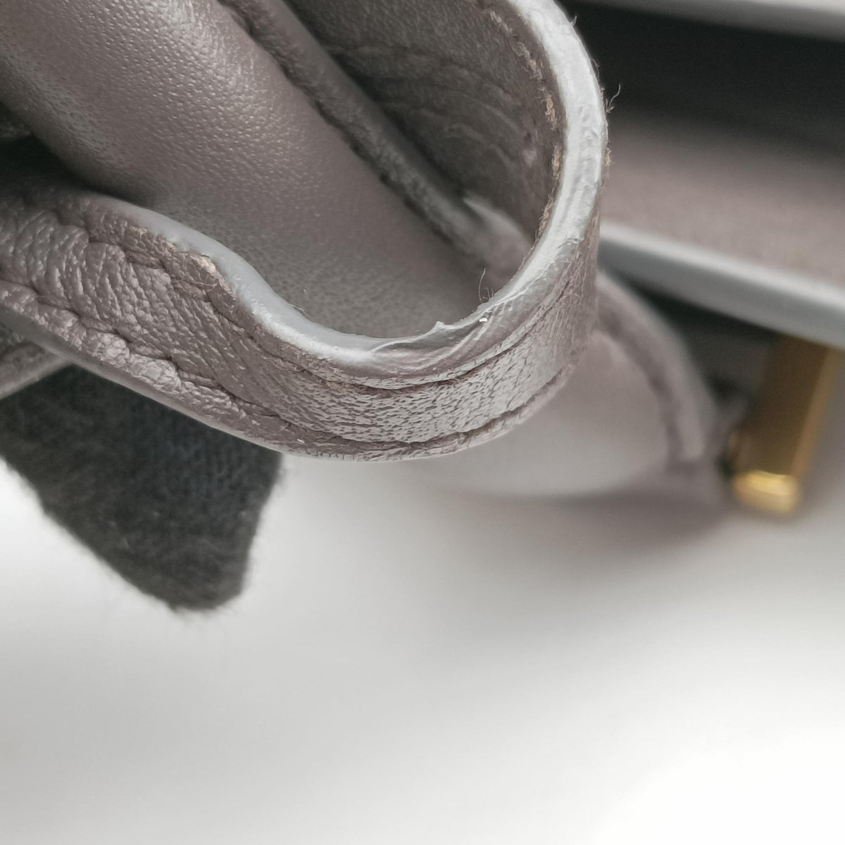 Y Ligne Petit Cabas Grey Leather 311210 311210.529258Yライン プチカバス グレー レザー 311210 311210.529258