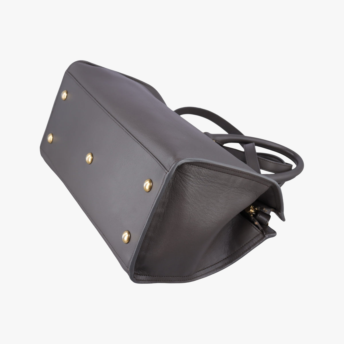 Y Ligne Petit Cabas Grey Leather 311210 311210.529258Yライン プチカバス グレー レザー 311210 311210.529258