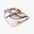 Miu Lady White Leather 37ミュウレディ ホワイト レザー 37