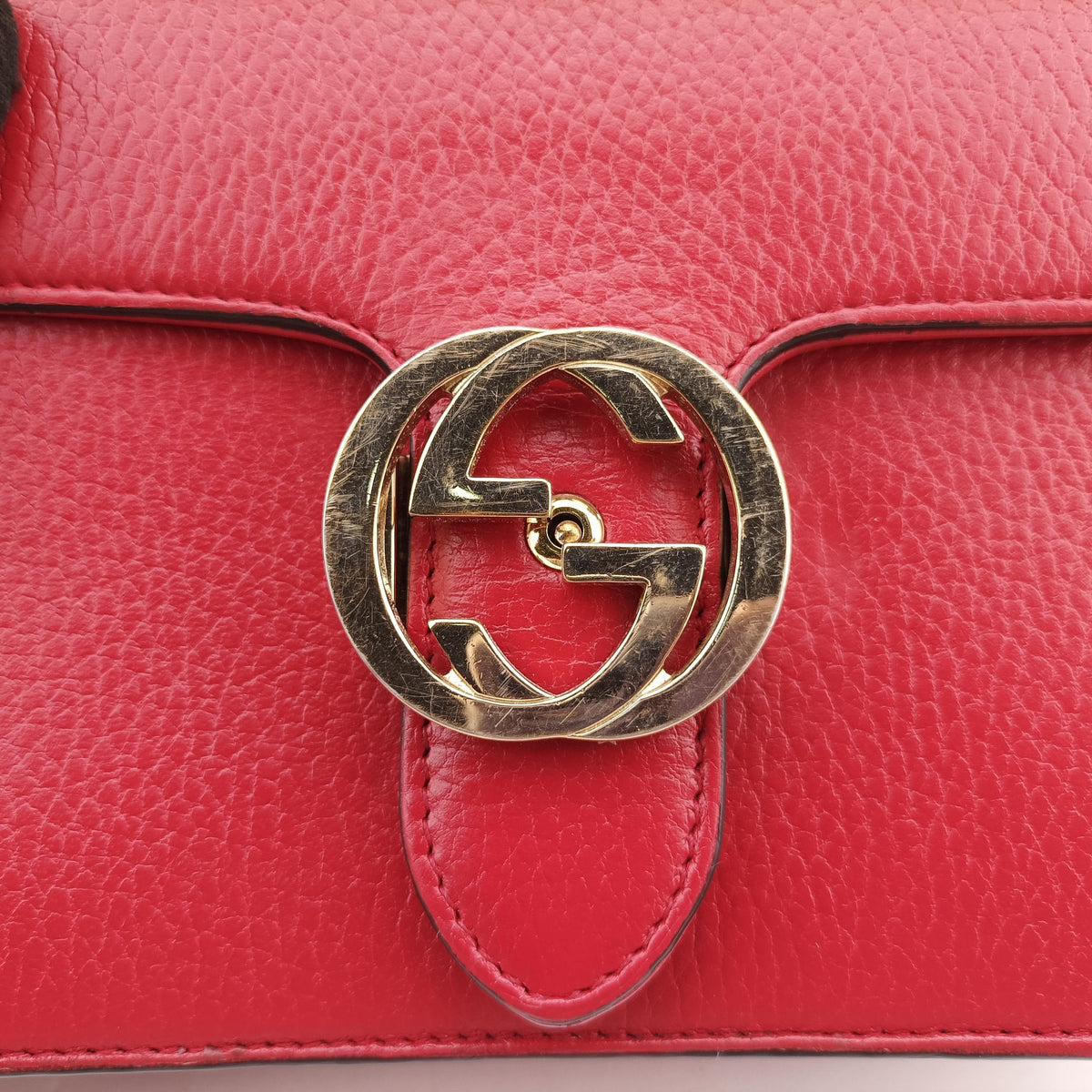 Interlocking G Red Leather 510304 B031335839インターロッキングG レッド レザー 510304 B031335839