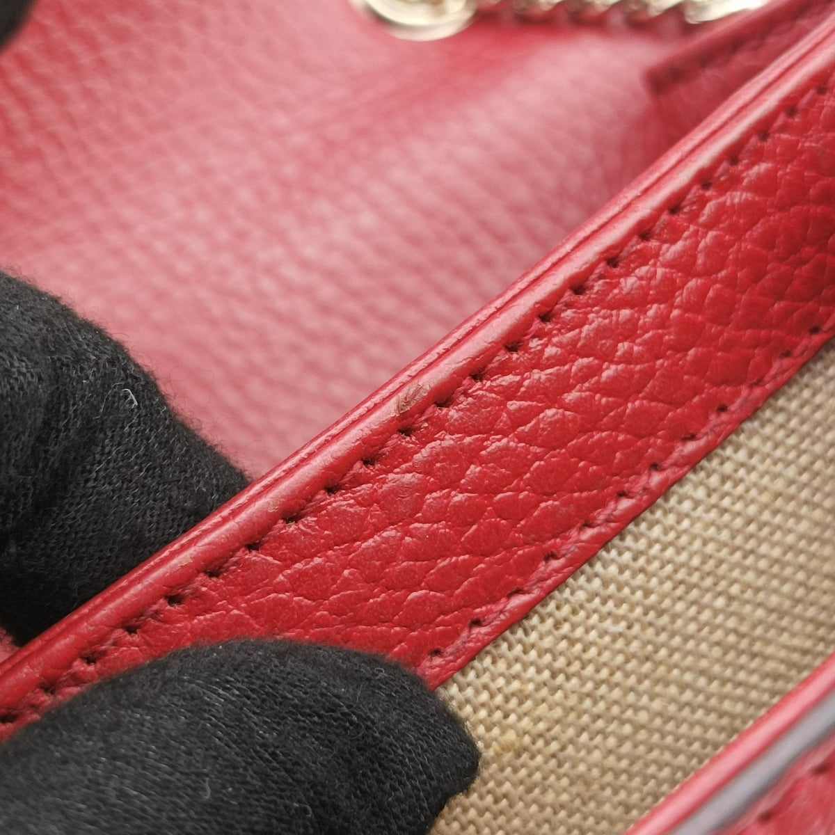 Interlocking G Red Leather 510304 B031335839インターロッキングG レッド レザー 510304 B031335839