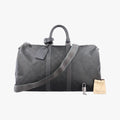 Keepall Bandouliere 45 Gray Damier Carbon N41323 Lot number unknownキーポルバンドリエール45 グレー ダミエカーボン N41323 製番不明