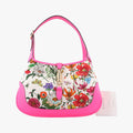 Flora Jackie Pink×Multicolour canvas×leather 550152 C027717230フローラ ジャッキー ピンク×マルチカラー キャンバス×レザー 550152 C027717230