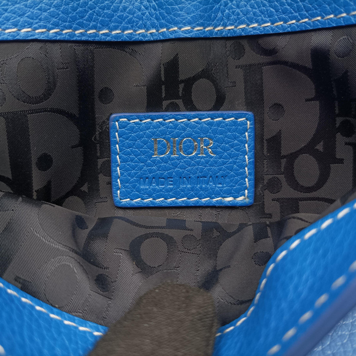 Saddle Blue × Gray leather 23-BO-1119サドル ブルー × グレー レザー 23-BO-1119