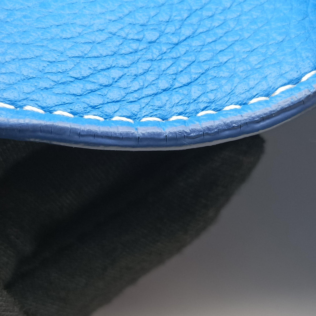 Saddle Blue × Gray leather 23-BO-1119サドル ブルー × グレー レザー 23-BO-1119