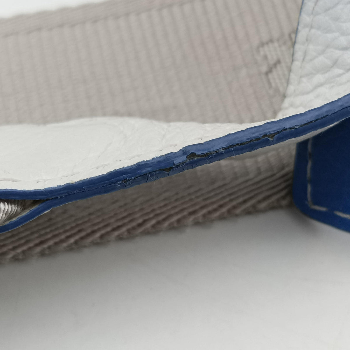 Saddle Blue × Gray leather 23-BO-1119サドル ブルー × グレー レザー 23-BO-1119