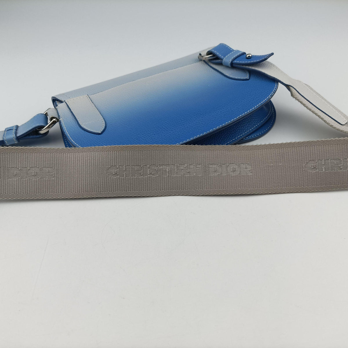 Saddle Blue × Gray leather 23-BO-1119サドル ブルー × グレー レザー 23-BO-1119
