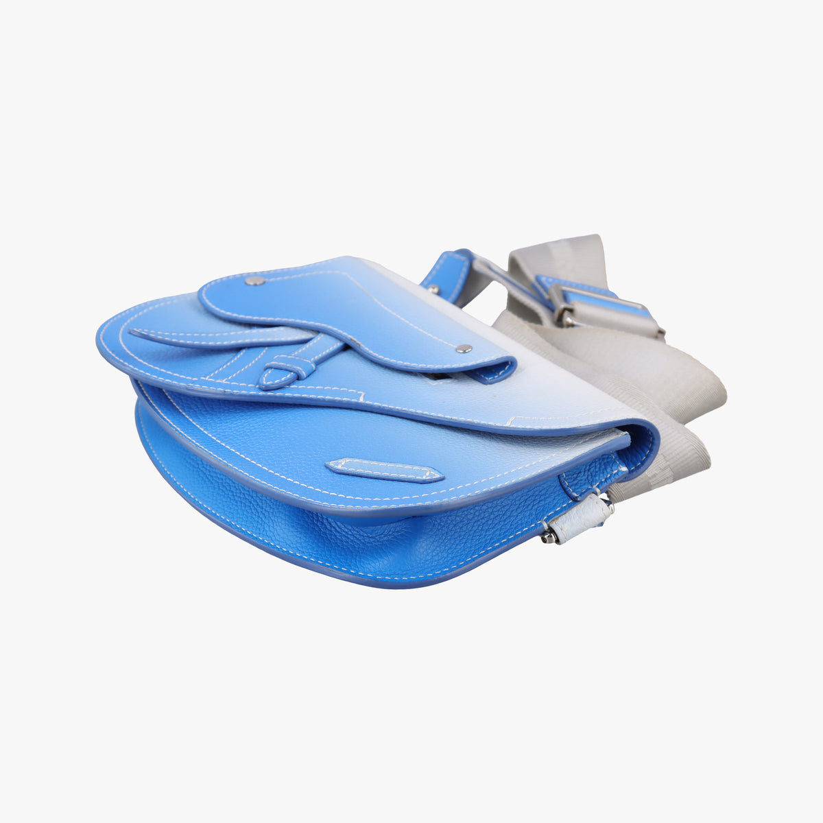 Saddle Blue × Gray leather 23-BO-1119サドル ブルー × グレー レザー 23-BO-1119