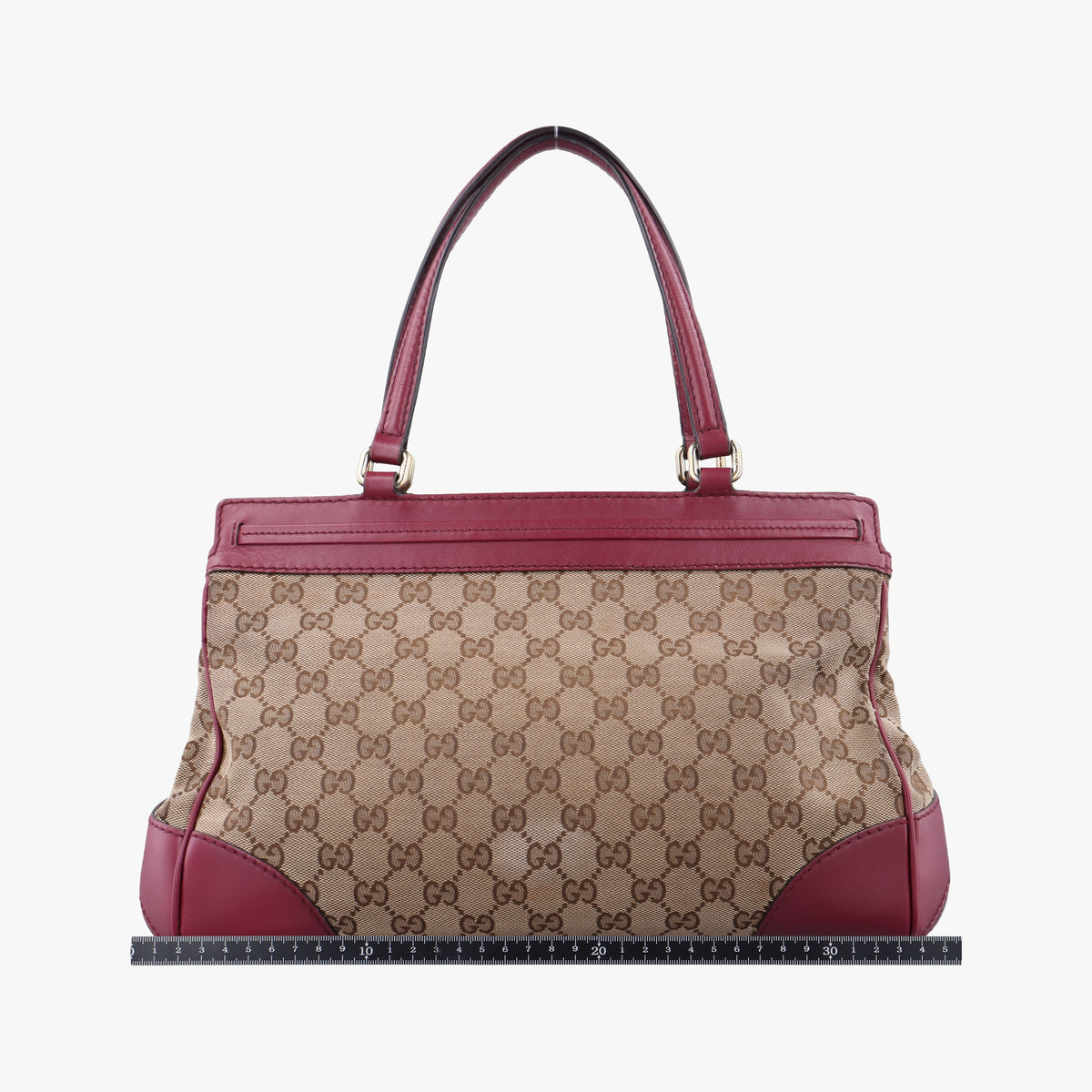 Guccissima Mayfair beige×rose red canvas×leather 257063 I9390936グッチシマ メイフェア ベージュ×ローズレッド キャンバス×レザー 257063 I9390936