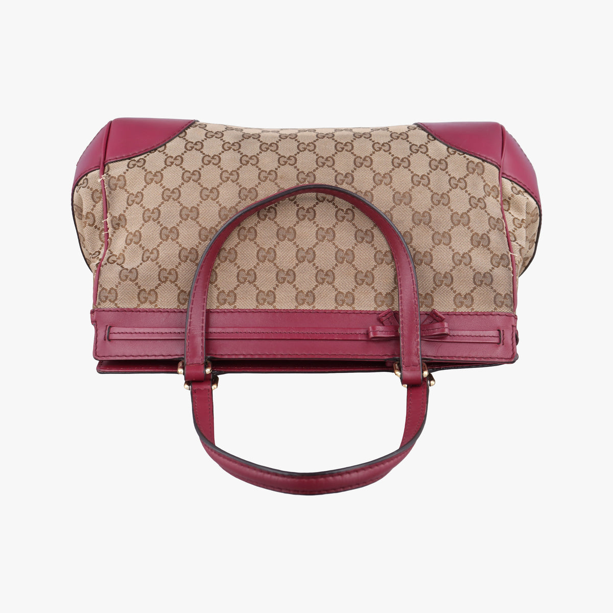 Guccissima Mayfair beige×rose red canvas×leather 257063 I9390936グッチシマ メイフェア ベージュ×ローズレッド キャンバス×レザー 257063 I9390936