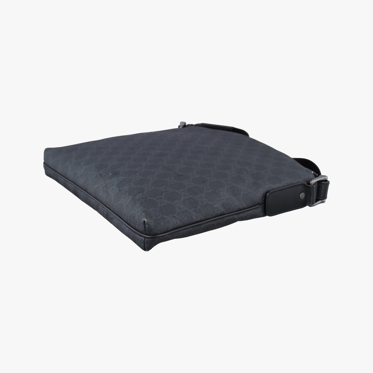 GG Supreme Black PVC coated canvas×Leather 322279 E018861204GGスプリーム ブラック PVCコーティングキャンバス×レザー 322279 E018861204