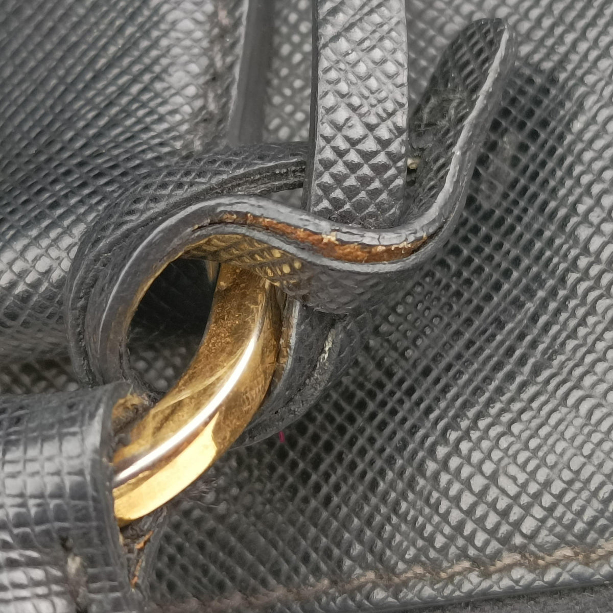 Galleria Black SAFFIANO Leather BN2274 7 V 158ガレリア ブラック サフィアーノレザー BN2274 7 V 158
