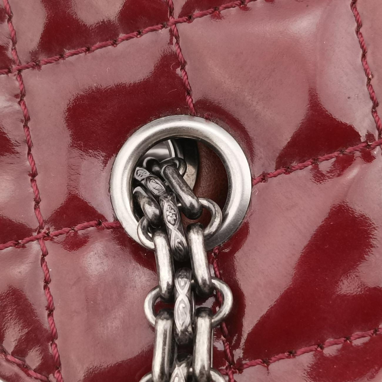 2.55 Shopper tote Burgundy Patent Leather A50976 15443509マトラッセ 2.55 ショッパートート ワインレッド パテント A50976 15443509