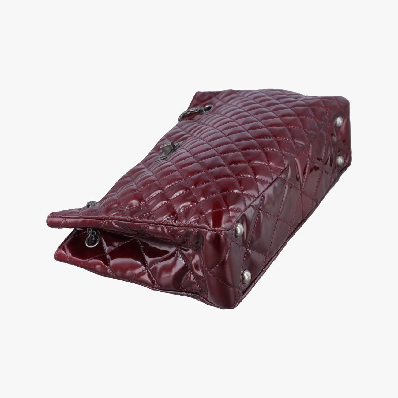 2.55 Shopper tote Burgundy Patent Leather A50976 15443509マトラッセ 2.55 ショッパートート ワインレッド パテント A50976 15443509