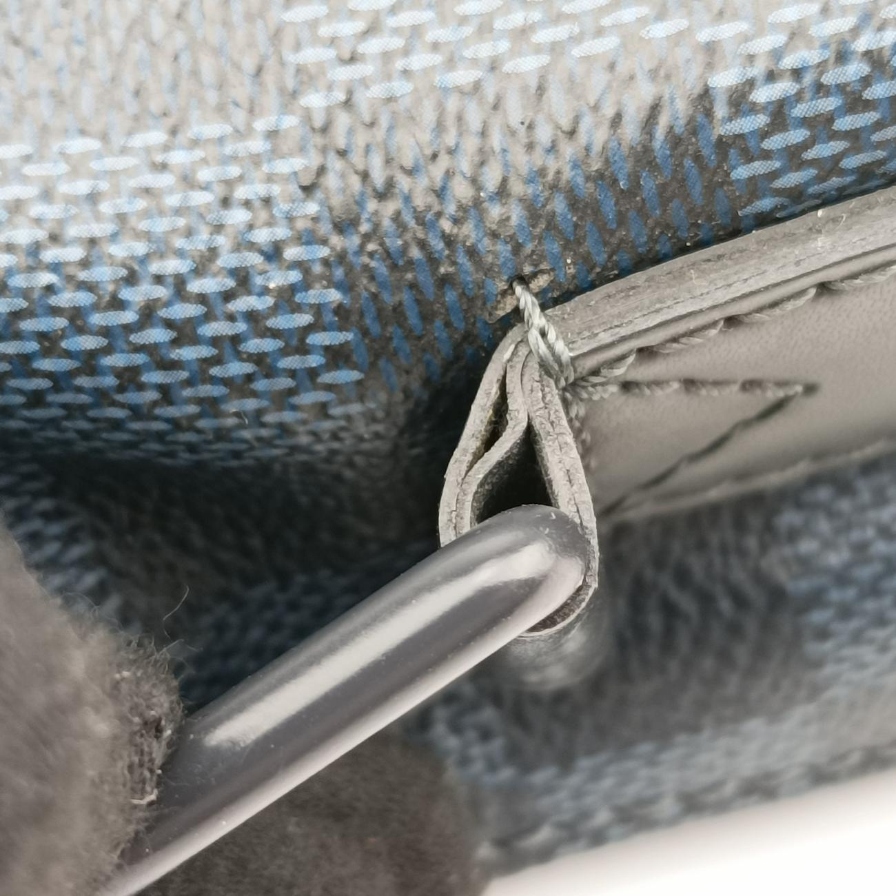 Folded MessengerBlackDamier CobaltN51102RI2134フォールデッドメッセンジャーブラックダミエ コバルトN51102RI2134