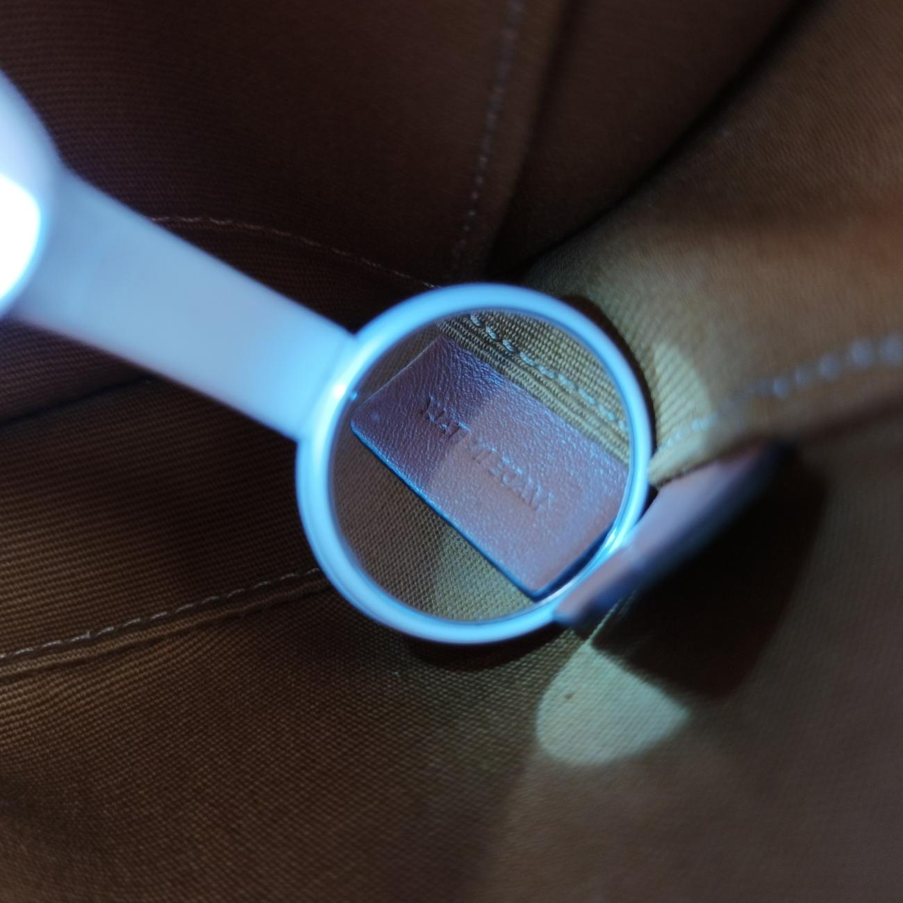 Triomphe Mini Besace White×brown PVC coated canvas  U-CU-5201ミニ ブザス トリオンフ ホワイト×ブラウン PVCコーティングキャンバス  U-CU-5201